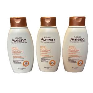 3X Aveeno Apple Cider Vinegar Blend Clarify & Shine Scalp Conditioner, 12 fl oz